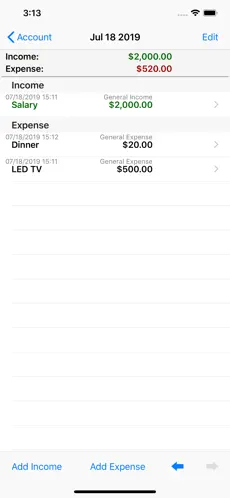 Screenshot 2 iGasto - control de gastos iphone