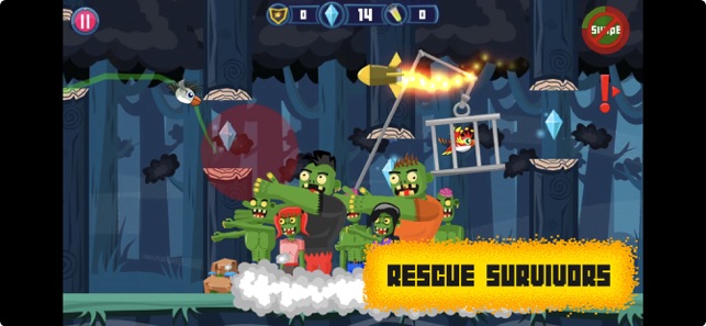 Brawl Birds: Crazy Zombie Run(圖1)-速報App