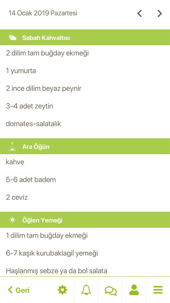 Diyetisyenim
