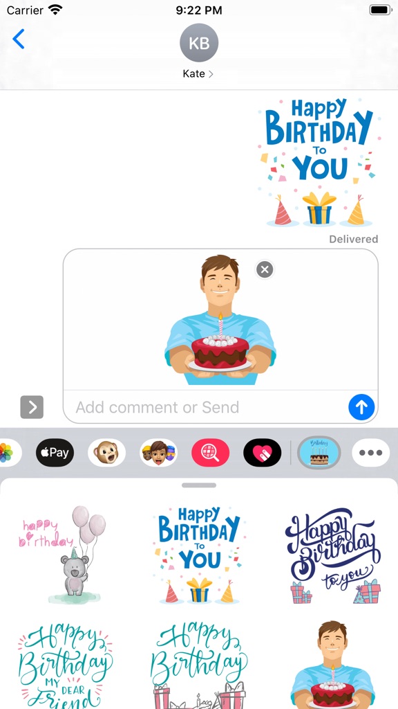 【图】Birthday Funny Wishes Stickers(截图1)