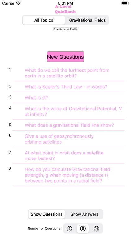 A Level Physics Quizbank