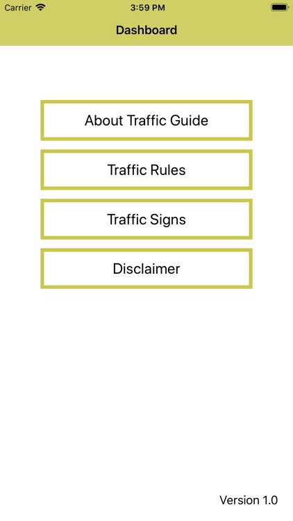 Traffic Rules (General)