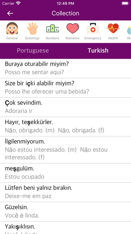 Portuguese-Turkish Dictionary