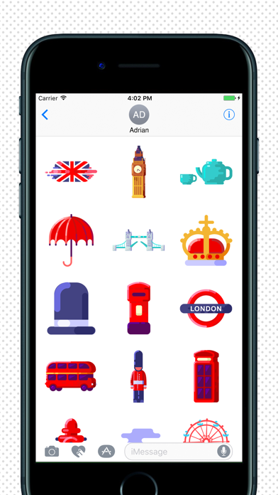 How to cancel & delete London Sticker Pack! from iphone & ipad 1