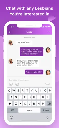 Imágen 4 Lesly: Lesbian Dating & Meetup iphone