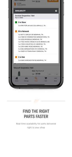 AutoZonePro Mobile app screenshot