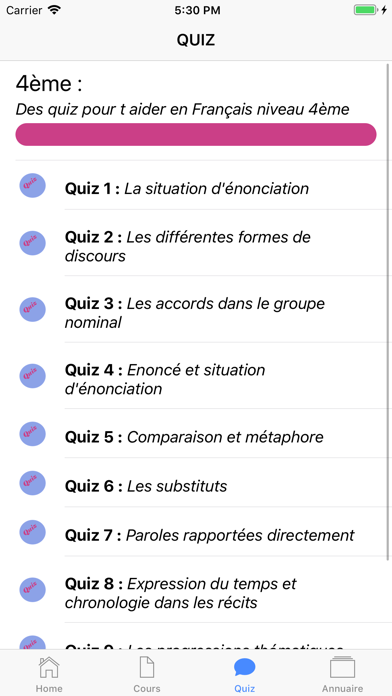 Français 4ème screenshot 4