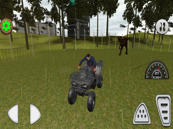 ATV Quad Bike Dino Park Race screenshot 4