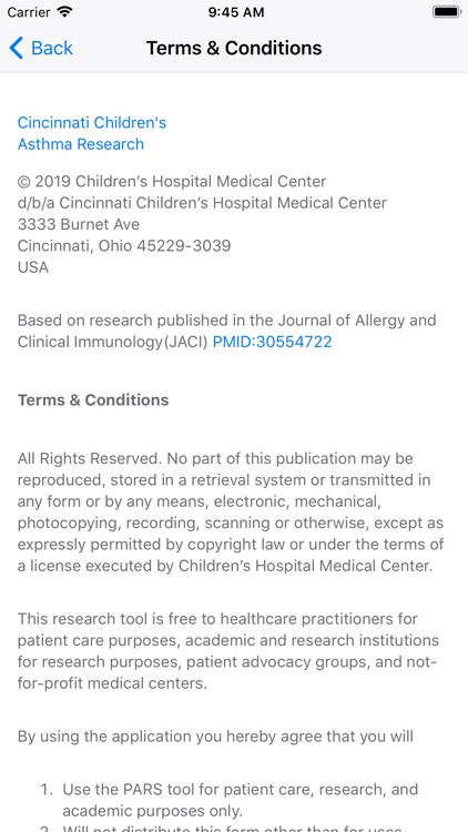 Pediatric Asthma Risk Score screenshot-4