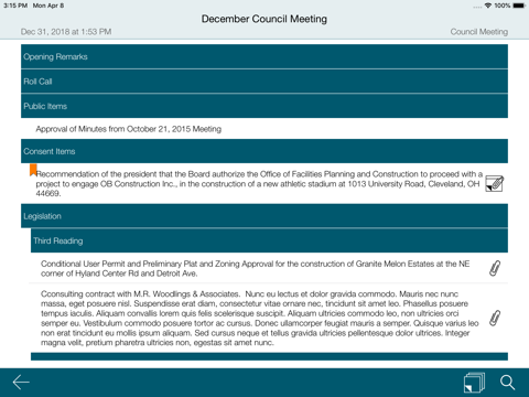 OnBase Agenda To Go - náhled