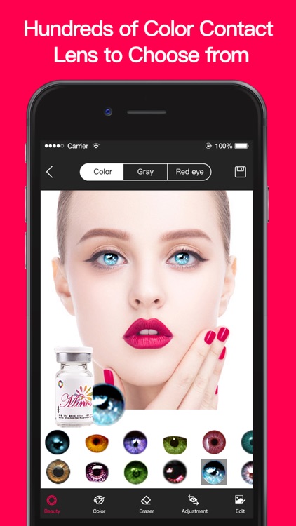 Magic Eye Color-Face Makeup screenshot-5