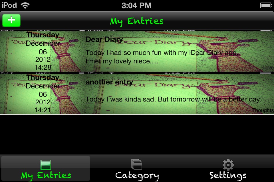 iDear Diary screenshot 2
