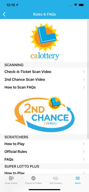 superlotto plus second chance app