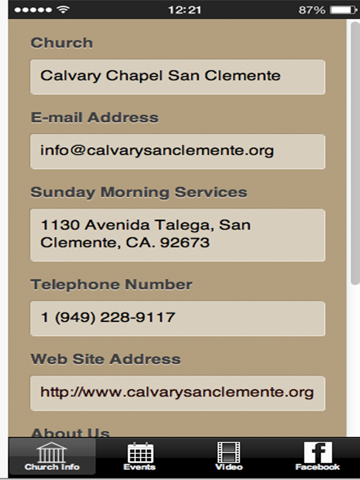 Calvary Chapel Foley screenshot 2