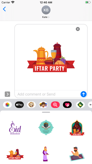 Islamic Stickers - Eid Sticker screenshot 3