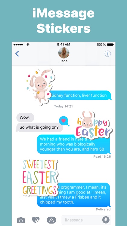 Spring & Easter Bunny Stickers
