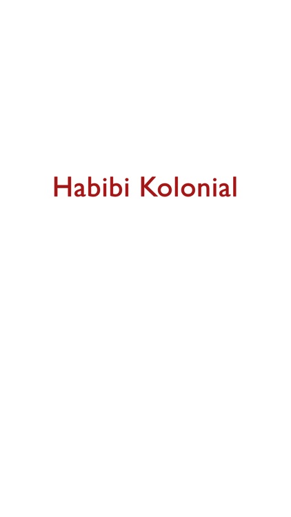 Habibi Kolonial