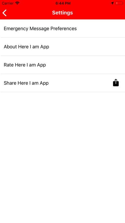 Here I Am - Emergency App