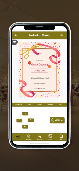 Grand Opening Invitation Maker(圖5)-速報App