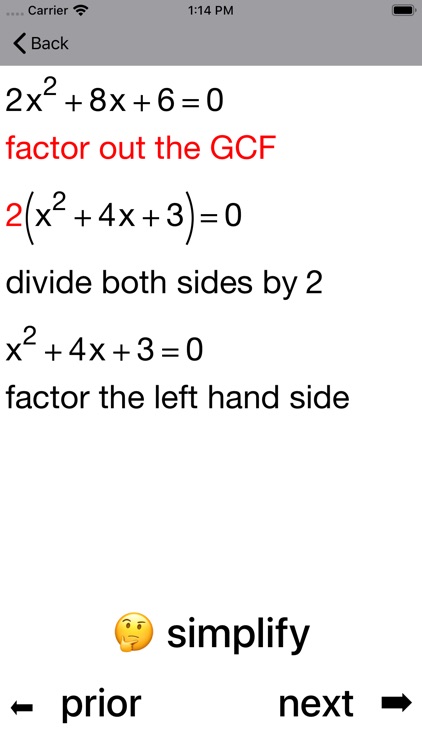 Quadratic Equations screenshot-5