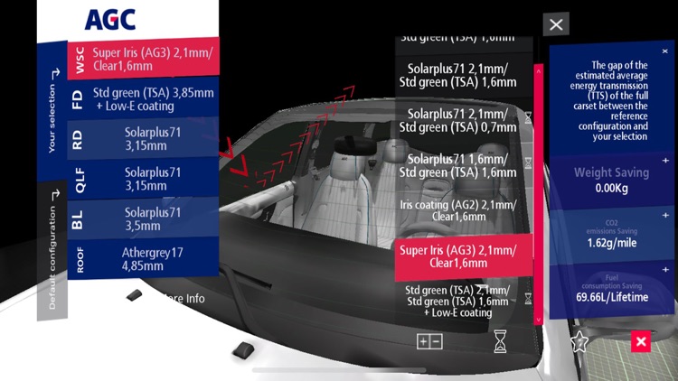 AGC Automotive EU Configurator