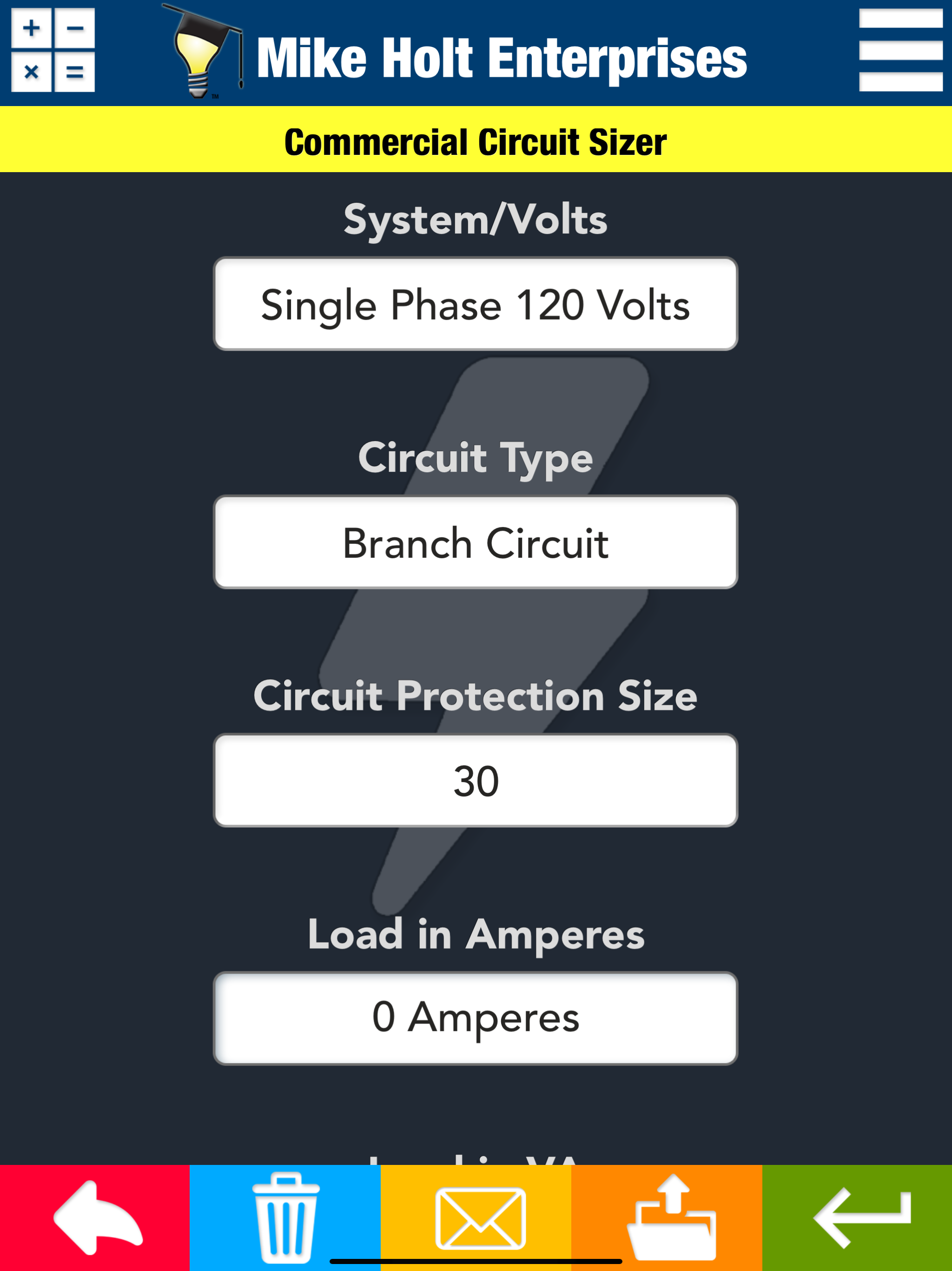 Mike Holt's Electrical Toolbox app