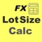 このアプリは、FXトレード時のロット計算を各通貨ペアに応じて損失を一定にするためのロット数を計算するものです。