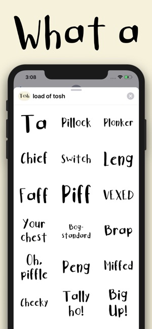 Tosh - real English words(圖1)-速報App