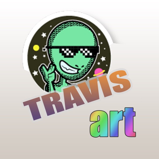 Travis Art Stickers