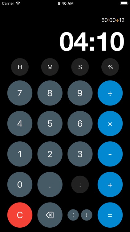 Timely Calculator