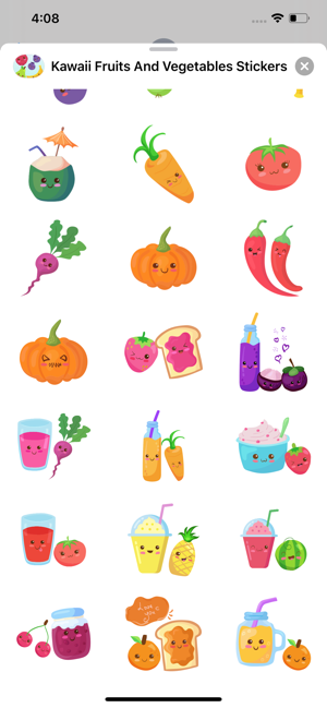 Kawaii Fruits And Vegetables(圖2)-速報App