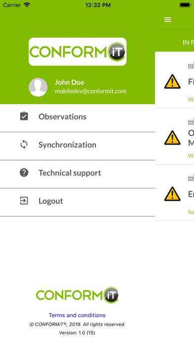 How to cancel & delete CONFORMiT® Control from iphone & ipad 3