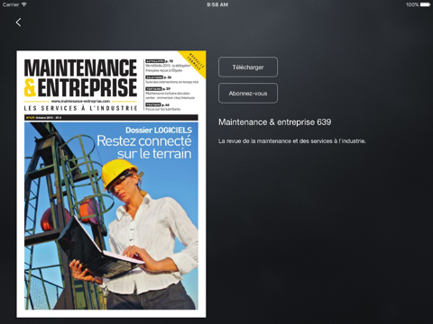 Maintenance & entreprise screenshot 3