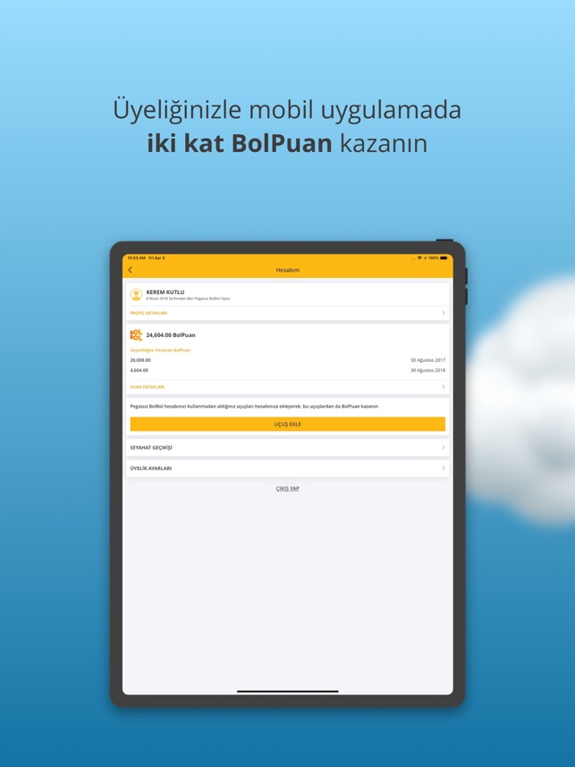 pegasus bilet al turkce