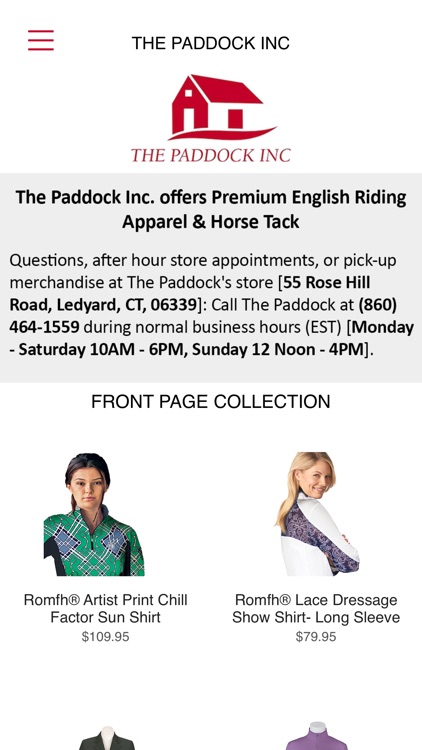 The Paddock - Shopping App