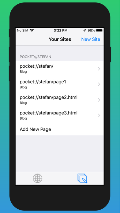 PocketWeb screenshot 2