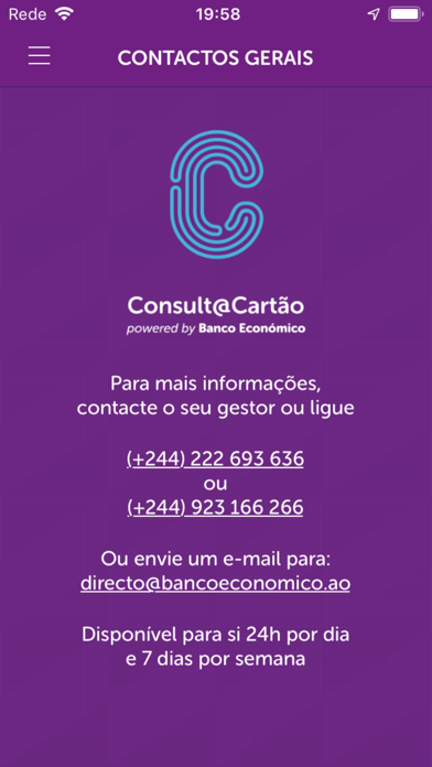 Consult@Cartão App screenshot 3