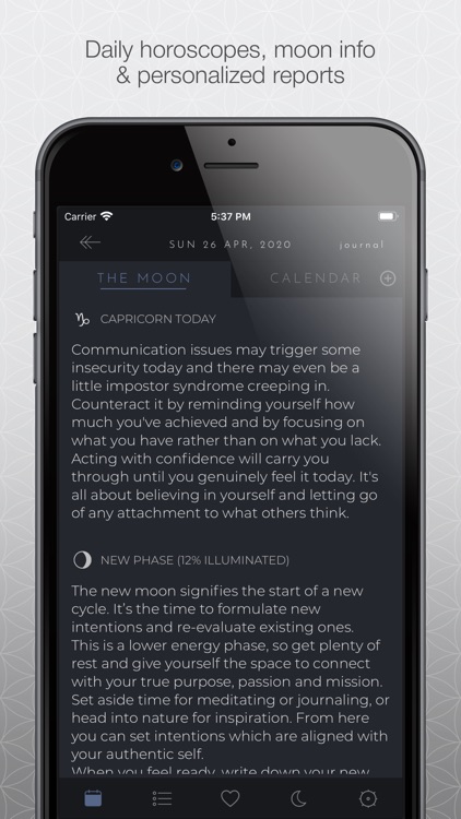 The Moon Calendar