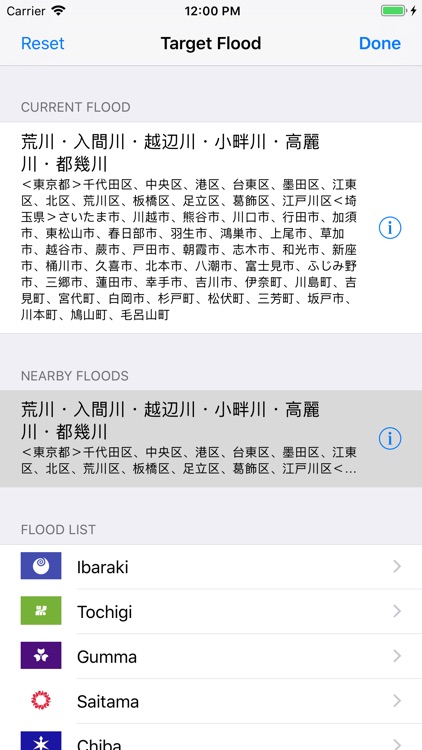 Flood Checker Kanto Japan