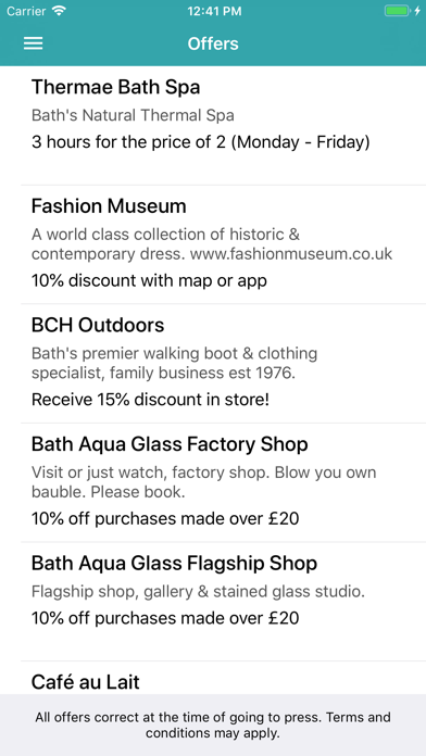 Bath Sussed Out Tourist Map screenshot 4