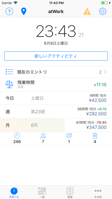 Atwork タイムマネジメント 時間管理アプリ Iphoneアプリ Applion