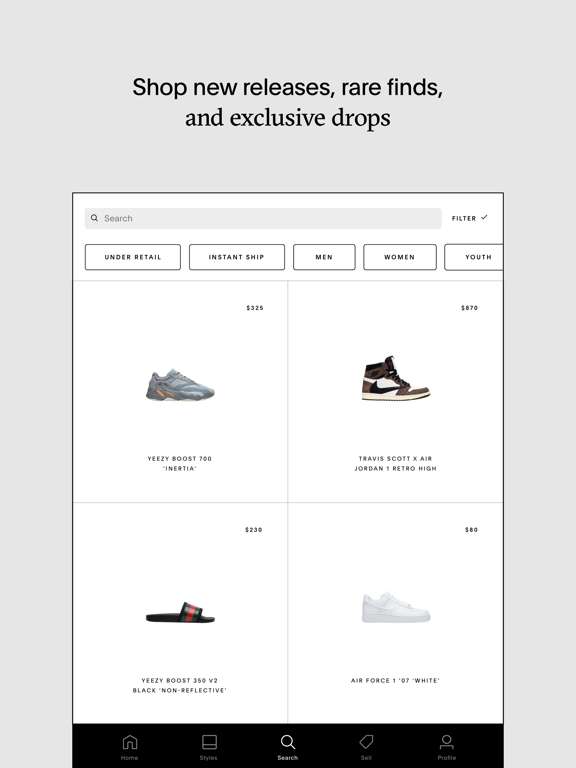 iPad Image of GOAT – Shop Sneakers