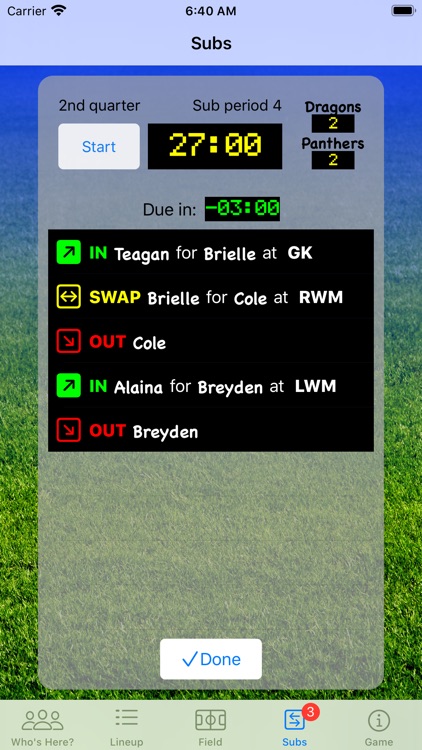 Youth Soccer Lineup screenshot-4