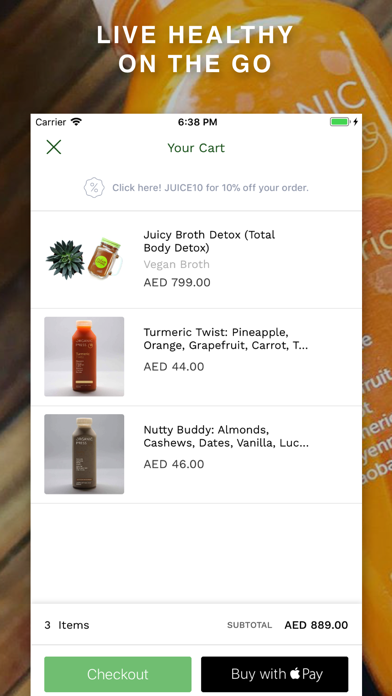 Organic Press Juices screenshot 2