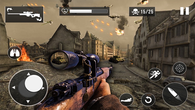 WW2 Sniper Shooter 3D Game screenshot-3