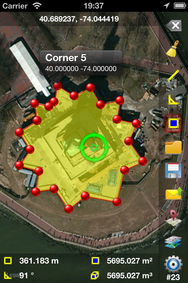 GPS Area Measurement Lite screenshot 2