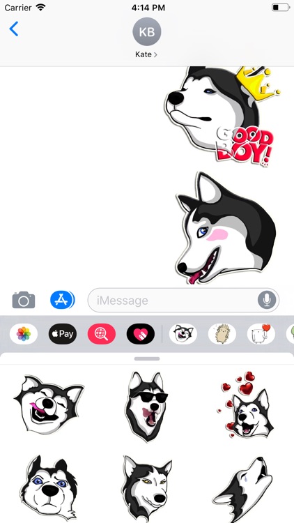 Cute Husky Sticker Pack