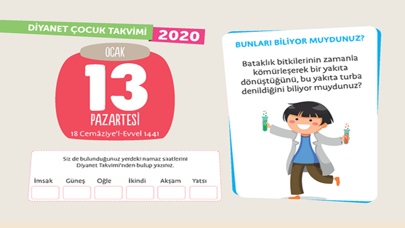 Diyanet Çocuk Takvimi screenshot 3