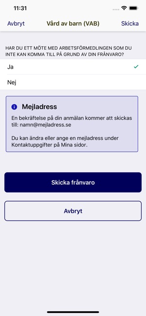 Arbetsförmedlingen Mina sidor(圖8)-速報App