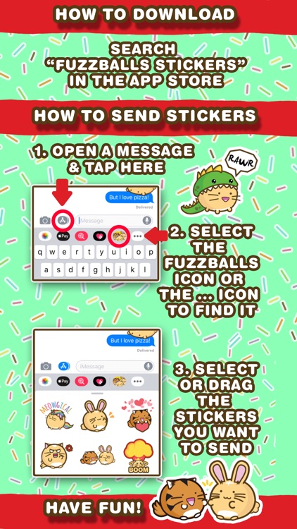 Fuzzballs Animated Stickers screenshot-4